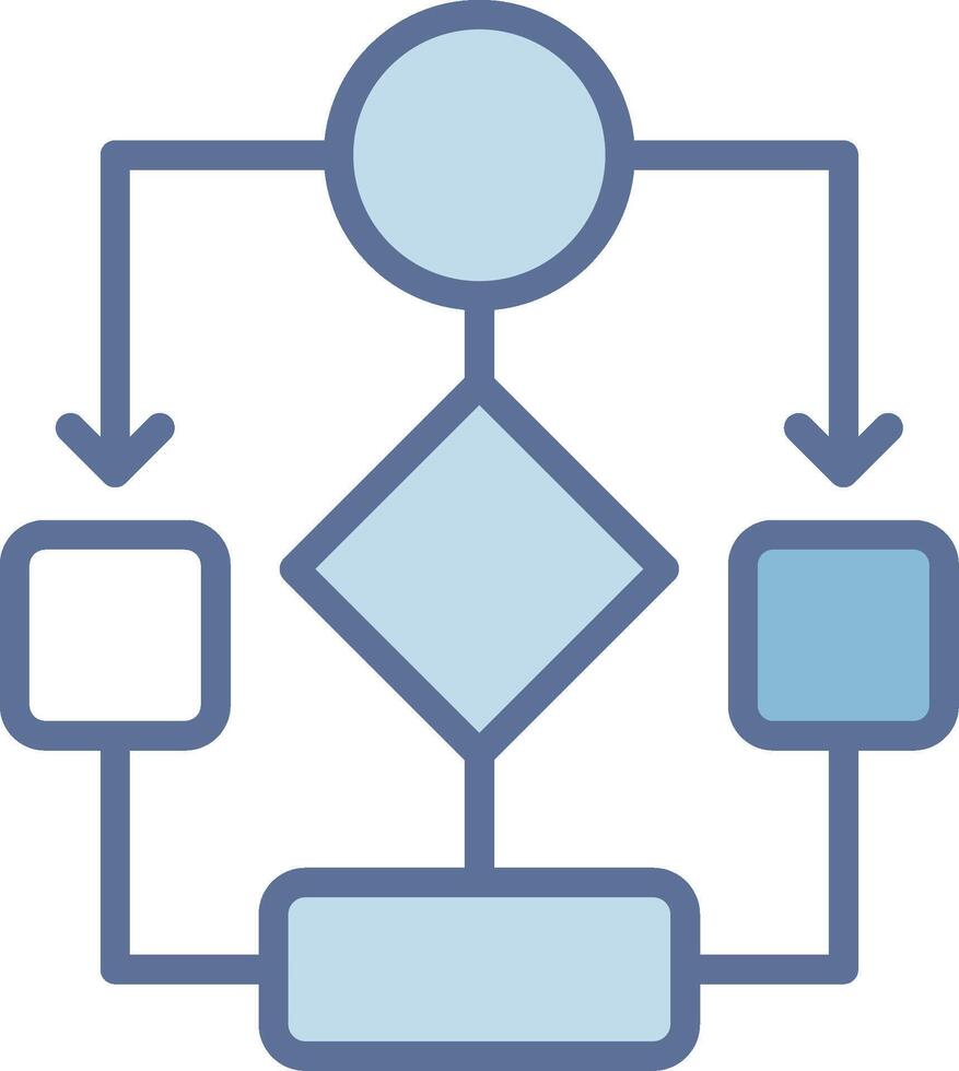 Data Flow UX Focused Shape Symbol vector