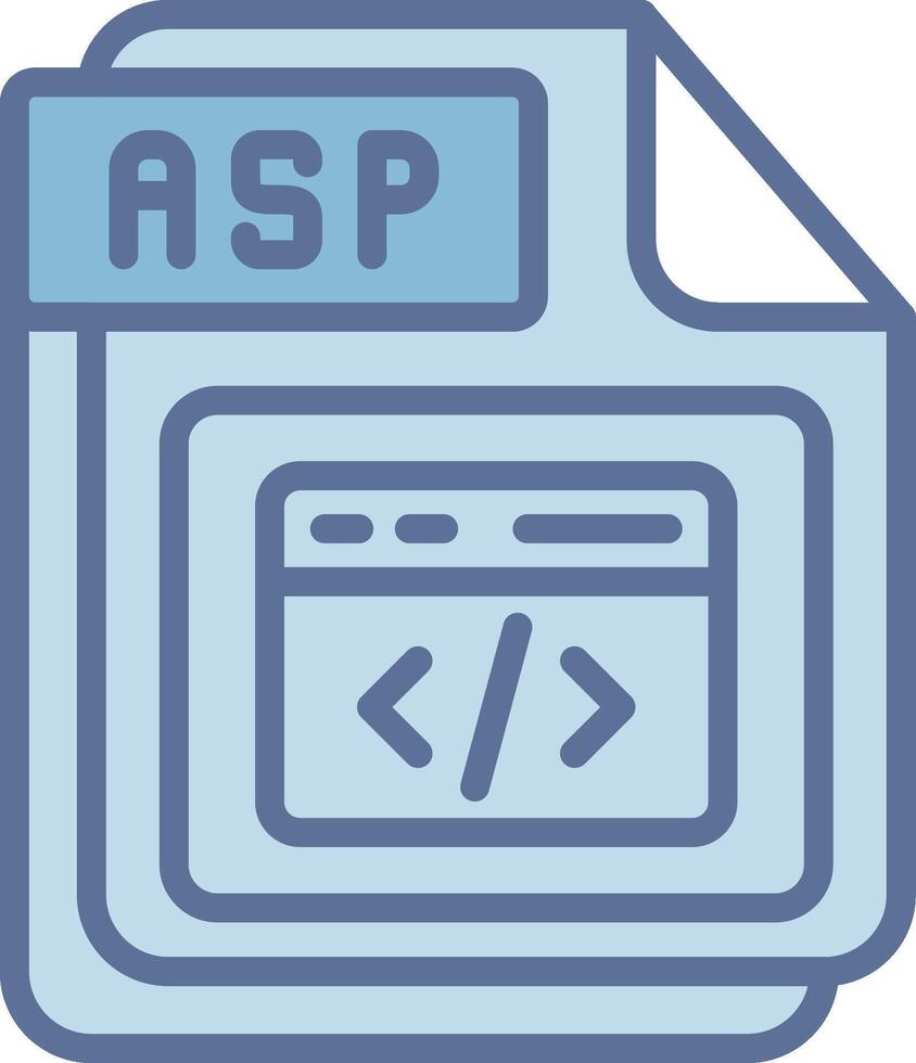 ASP Cool Tone Form Structure vector