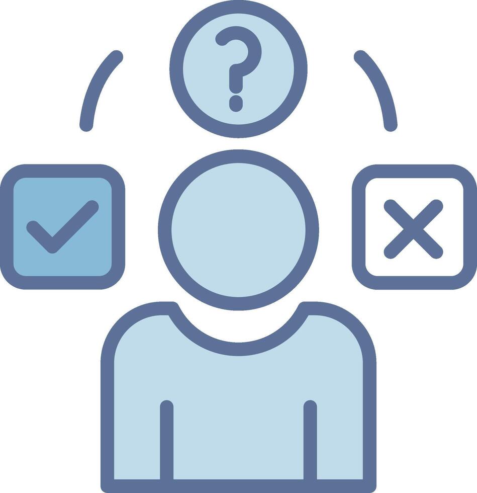Question Bold Outline Badge Artwork vector