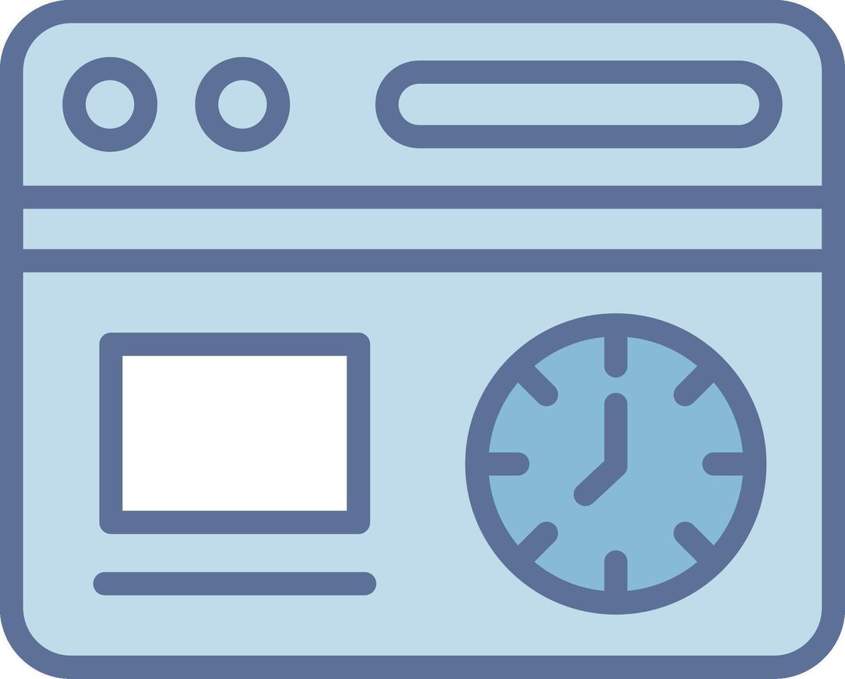 Time Thin Graphic Shape Design vector