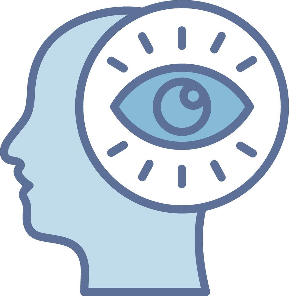 Eye Gradient Themed Symbol Style vector