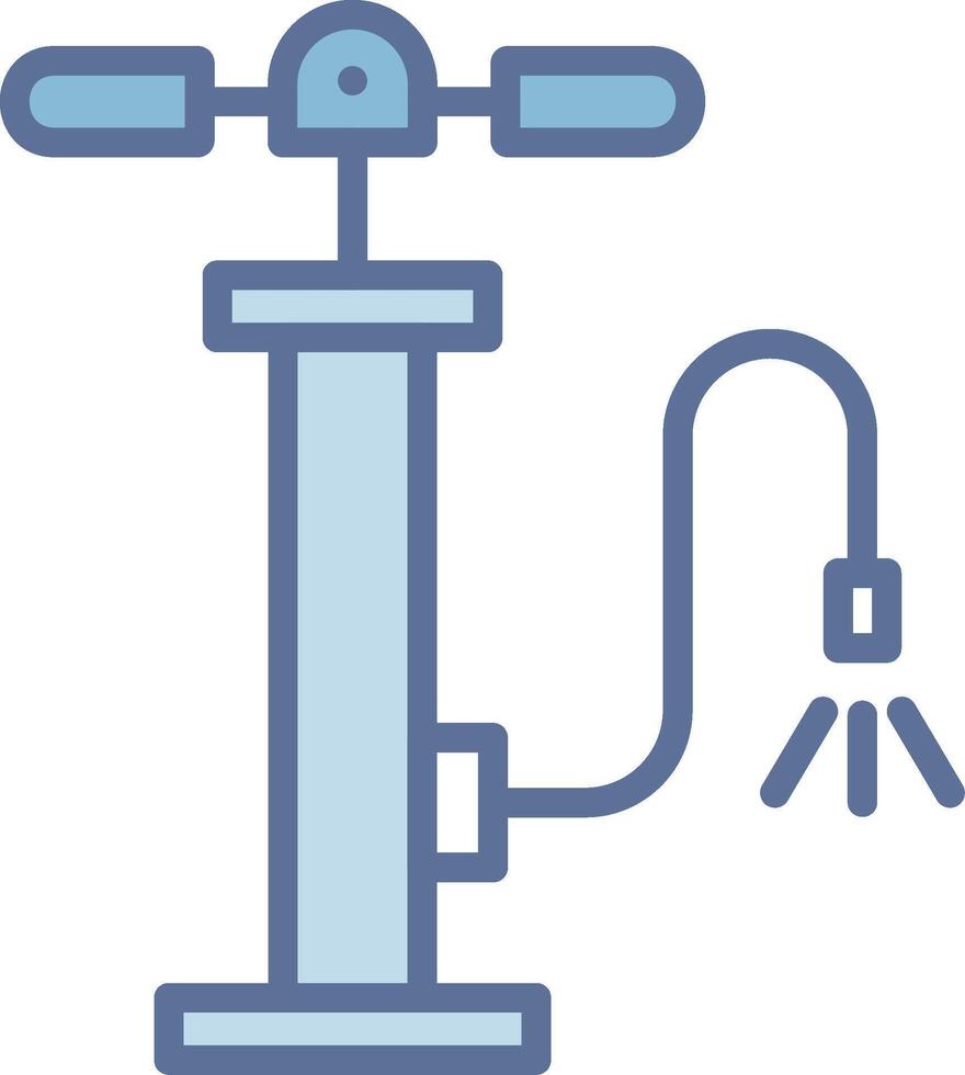 Air Pump Creative Grid Symbol Shape vector
