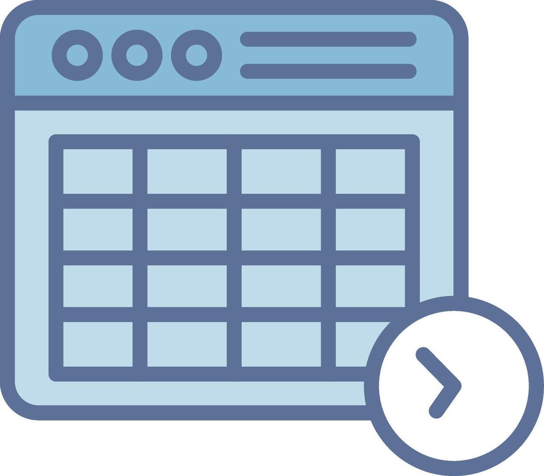 Spreadsheet Gradient Color Form Shape vector