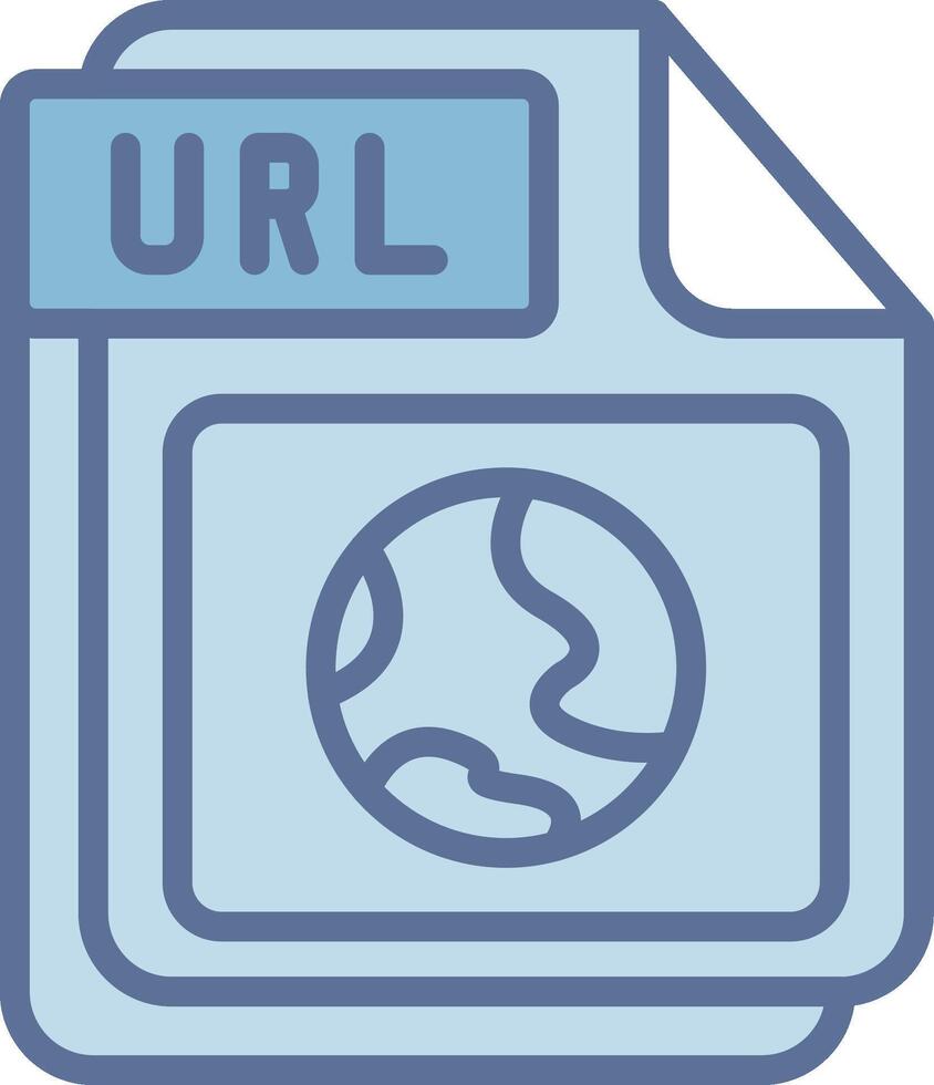 URL Outlined Concept Piece Sketch vector