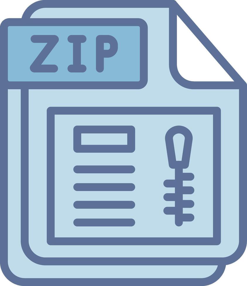ZIP Cool Tone Form Structure vector