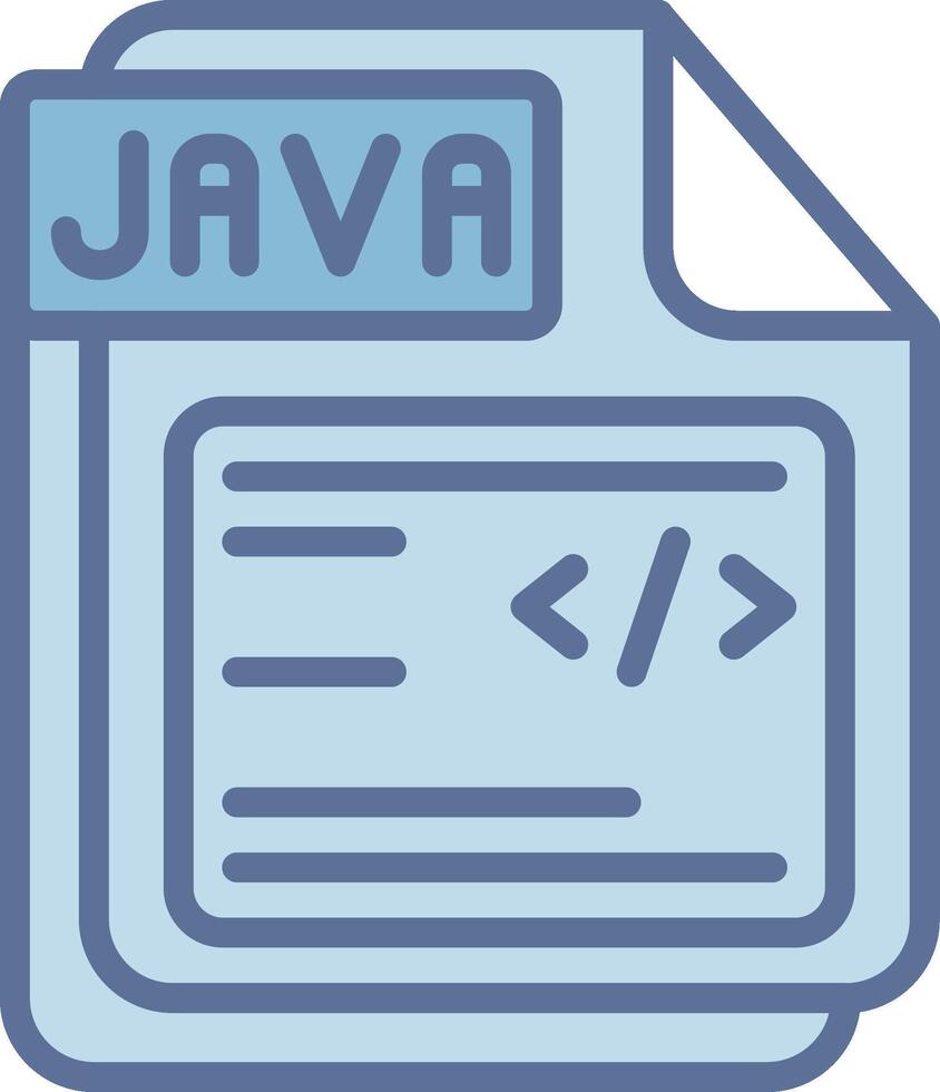 JAVA Pixel Style Badge Layout vector