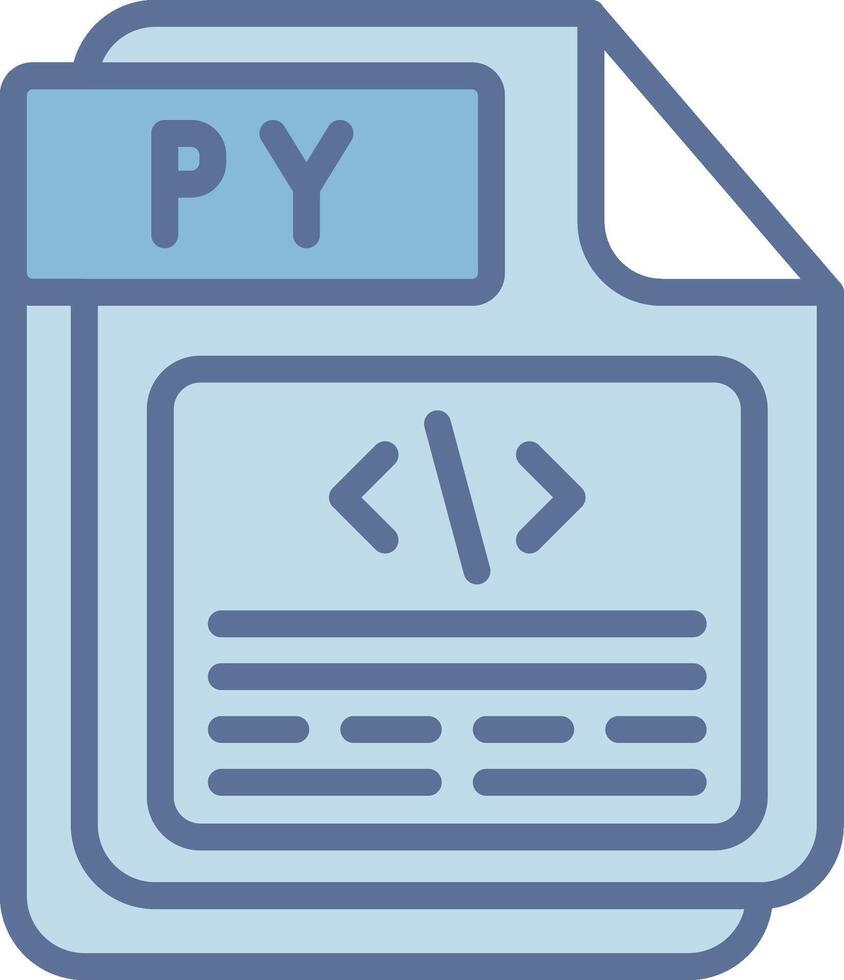 PY Bold Outline Badge Artwork vector