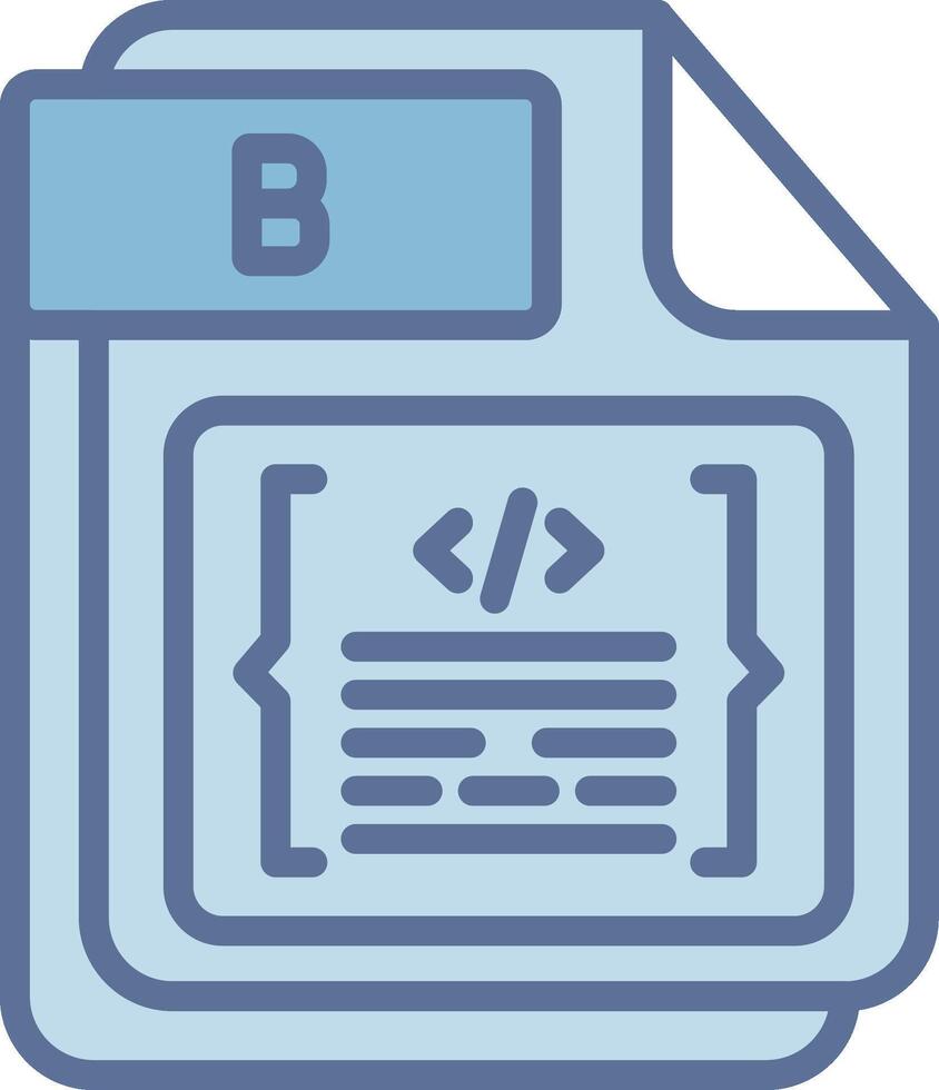 B Business App Graphic Icon vector