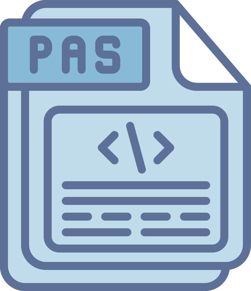 PAS Bold App Graphic Style vector