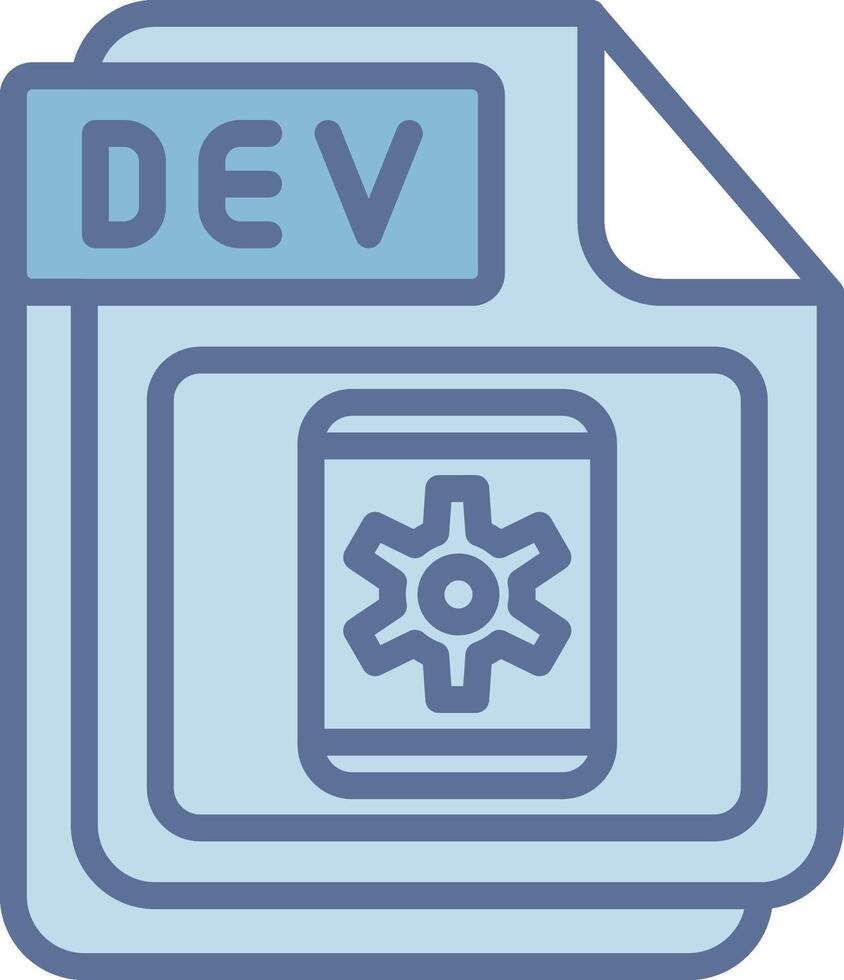 DEV Sharp Edge Visual Object vector