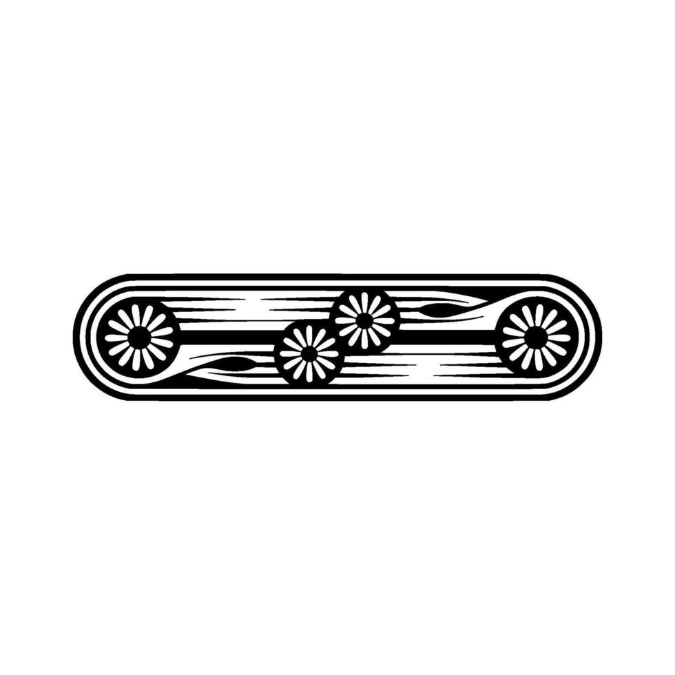 Minimalist Daisy on Cream Background vector