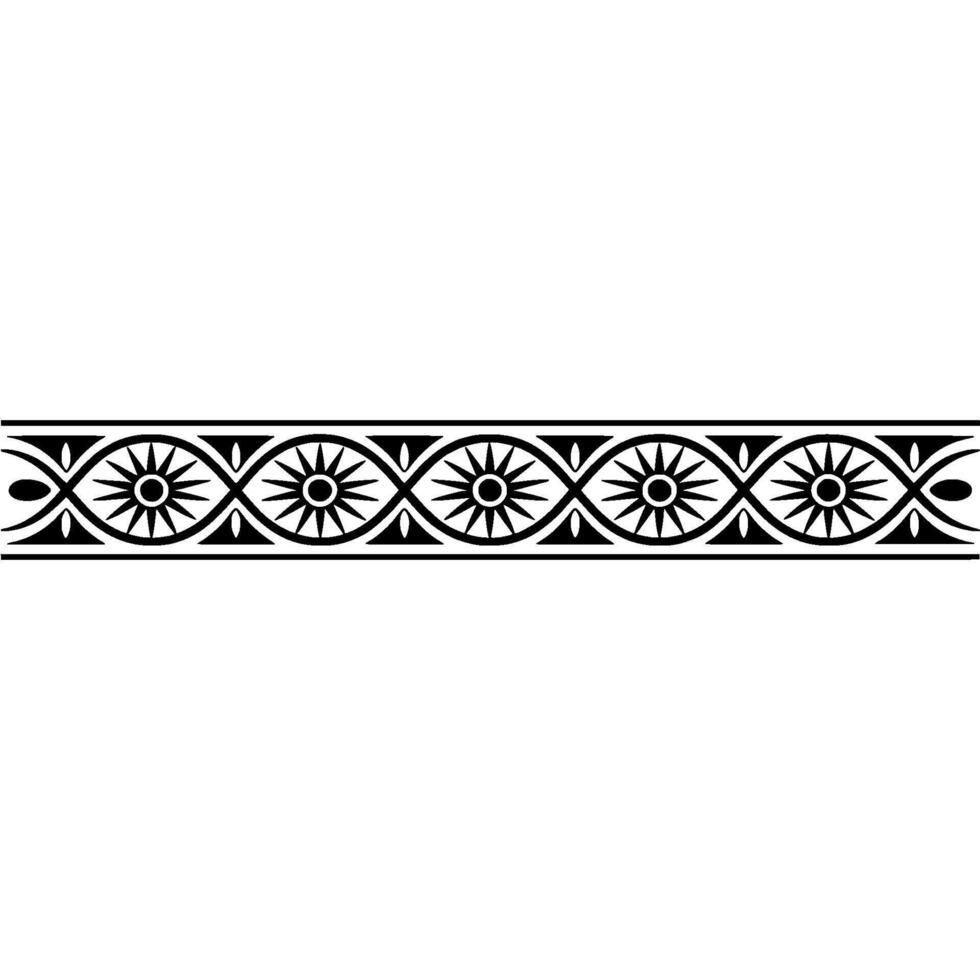 Geometric Black Border on Gradient Background vector