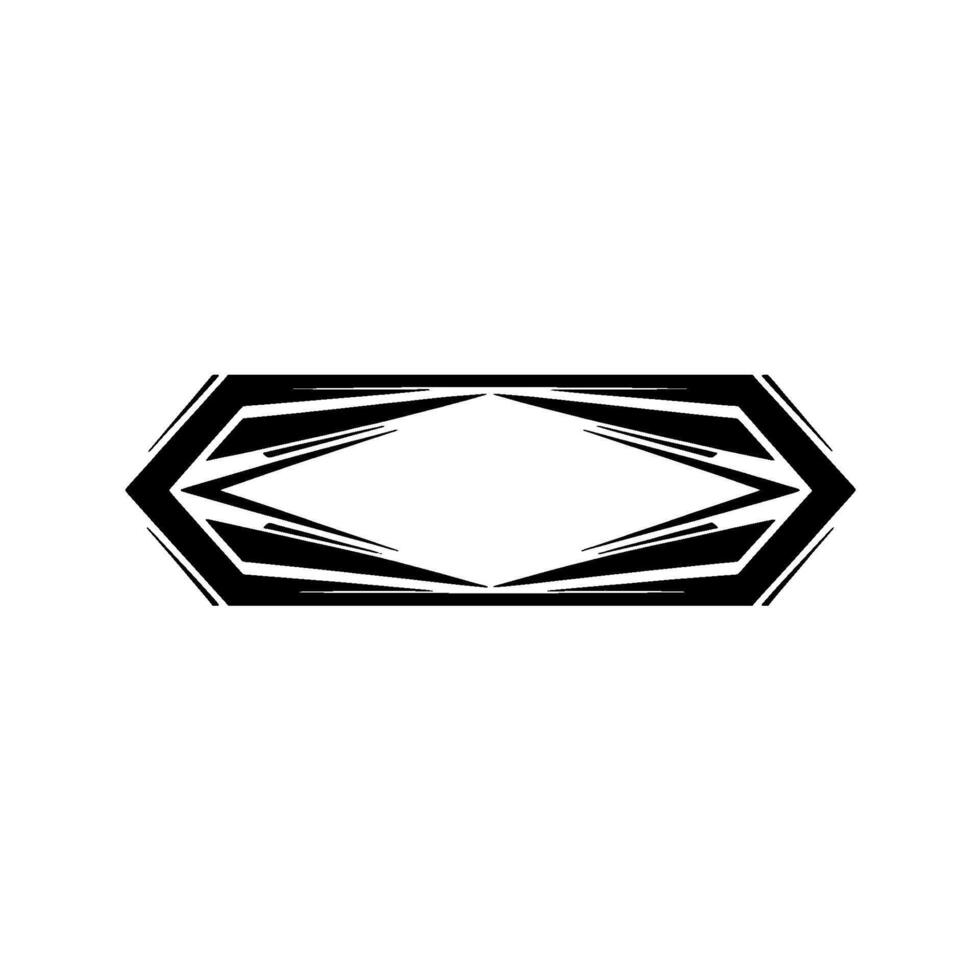 Geometric Minimalist , Hexagonal Abstract on White, Modern Branding vector