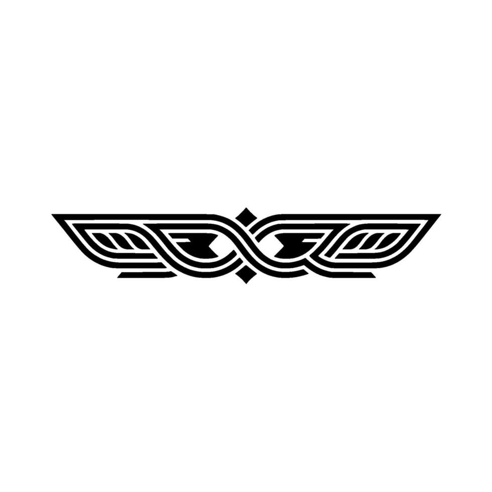 Geometric Ornament, Black White for Branding vector