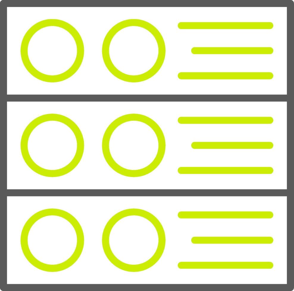 Server Premium Interface Object vector