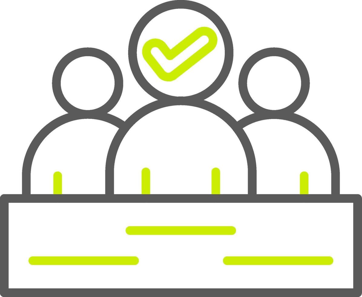 Team Interactive Line Art vector