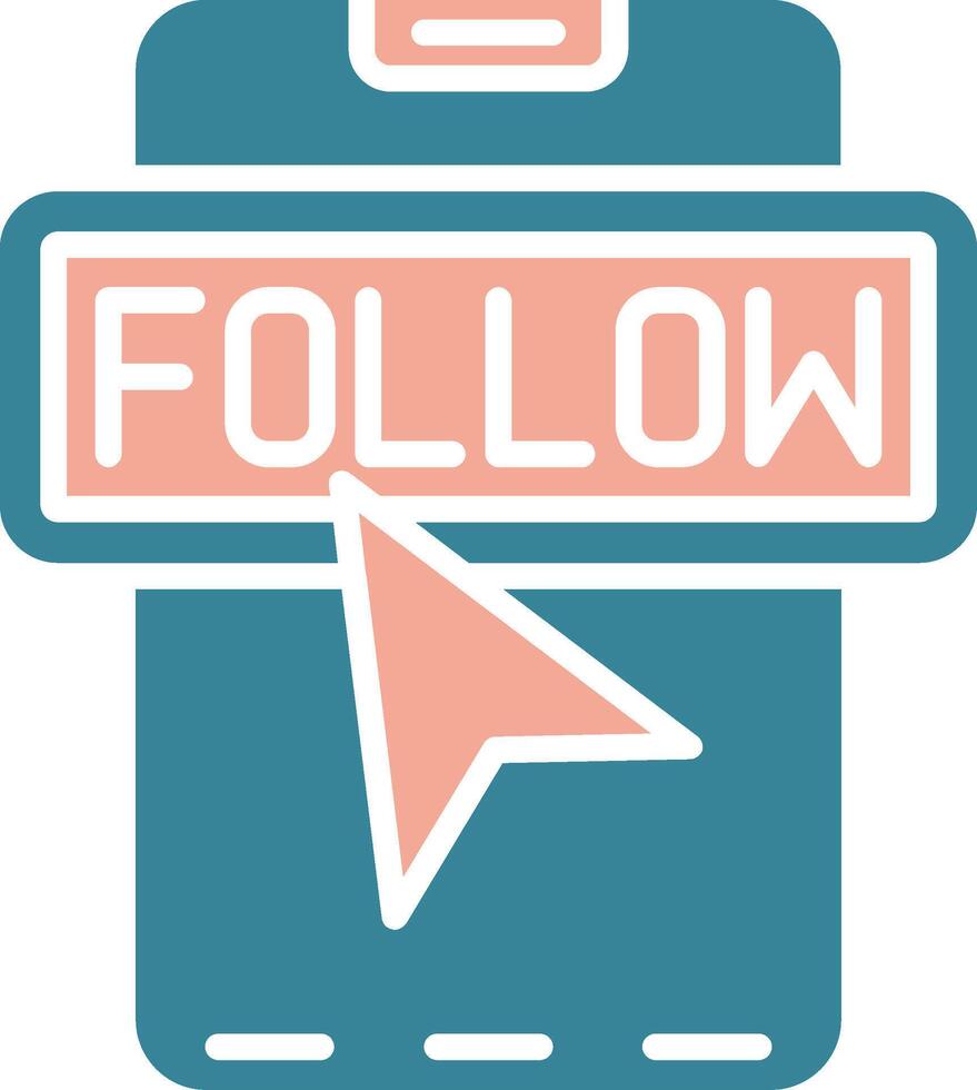 Follow Expressive Digital Mark vector