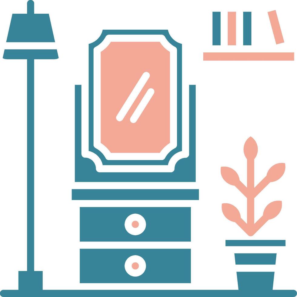 Mirror Bold Interface Object vector