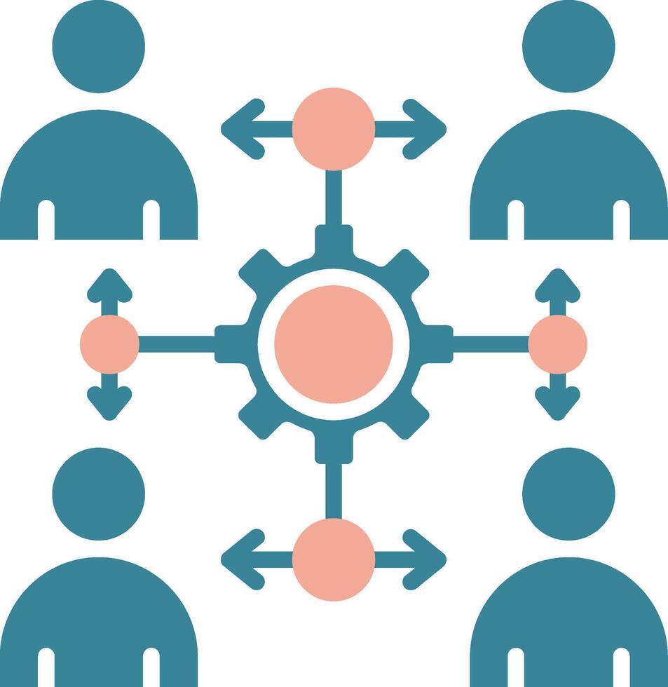 Business Meeting Seamless Line Art vector