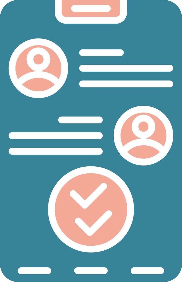 Double Check Bold Graphic Module vector