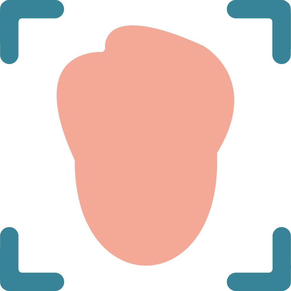 Face Scanner Intuitive Grid Token vector