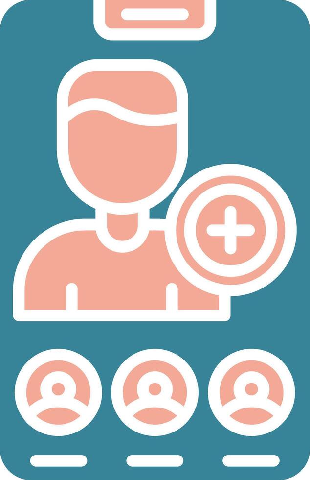 Stories Colorful Style Glyph vector
