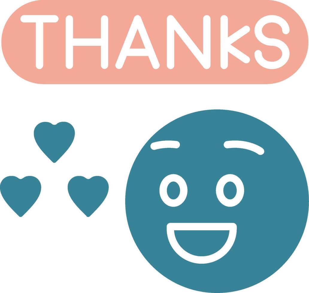 Thank You Unified UI Stamp vector