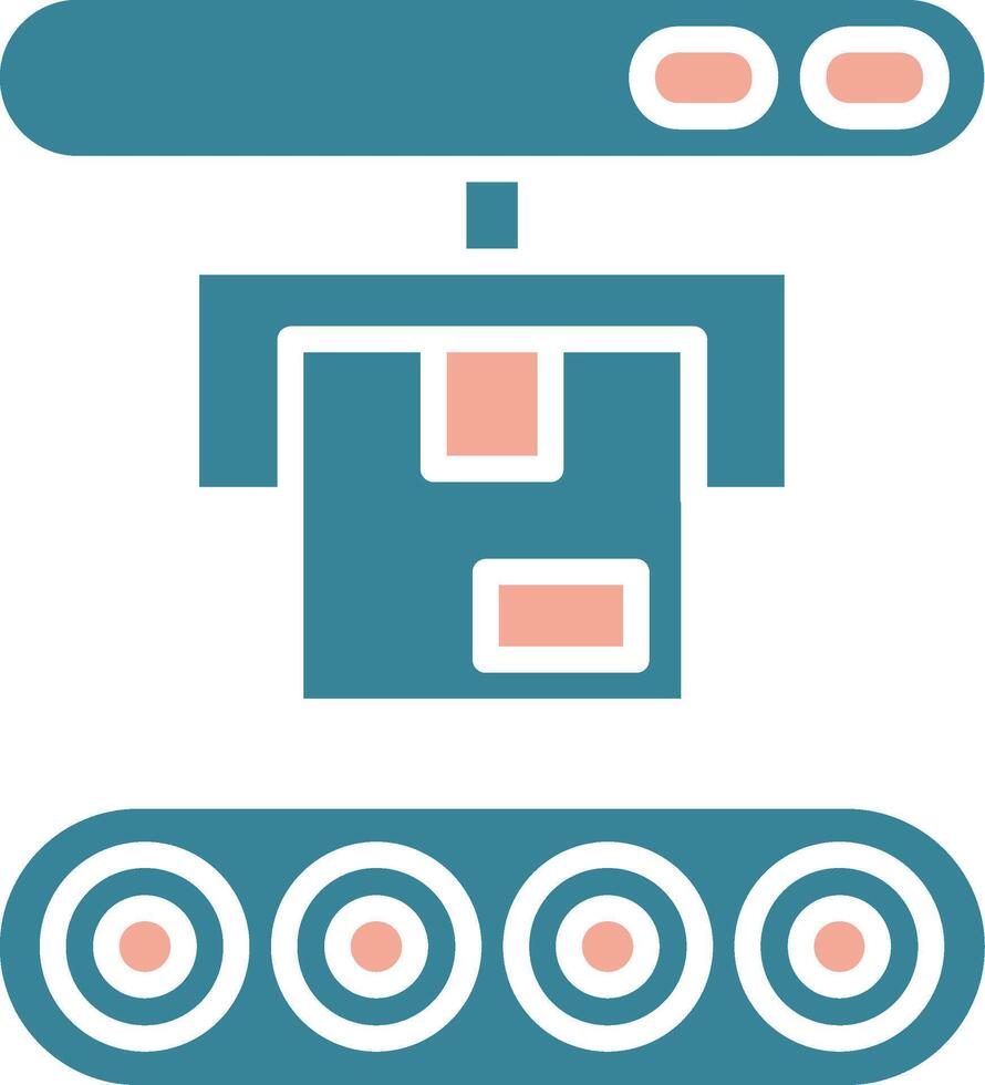 Conveyor Belt Expressive Symbol Sketch vector