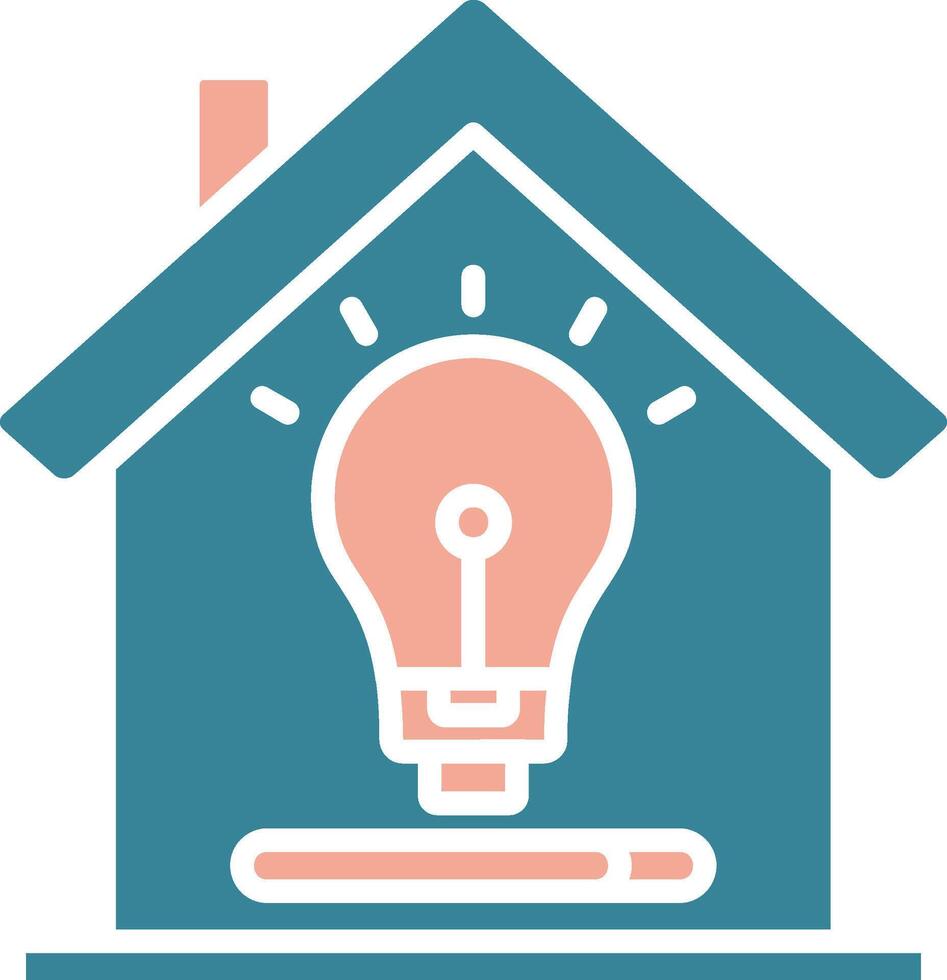 Light Control Simplified Line Art vector