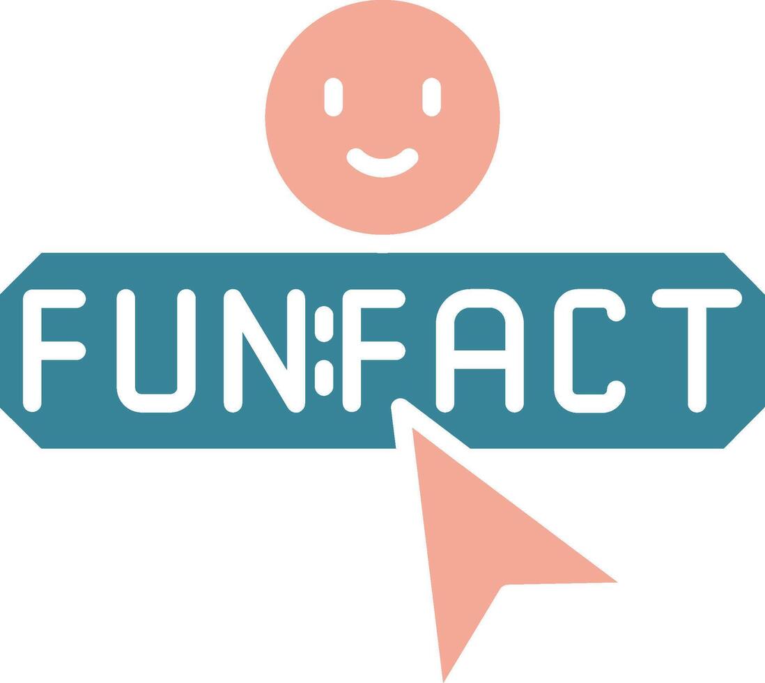 Fun Fact Expressive Digital Mark vector