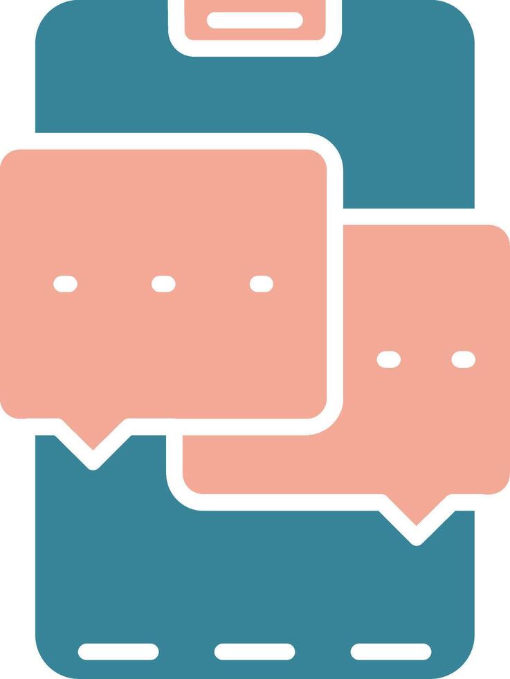 Chat Balloon Seamless Digital Mark vector