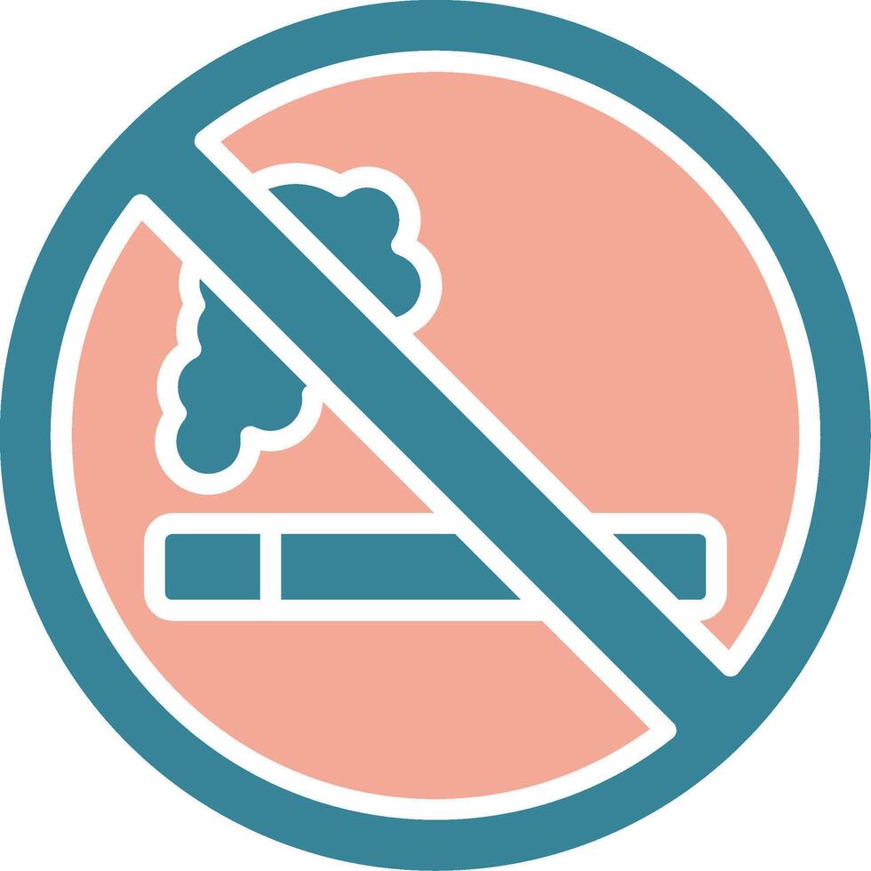 No Smoking Global App Emblem vector