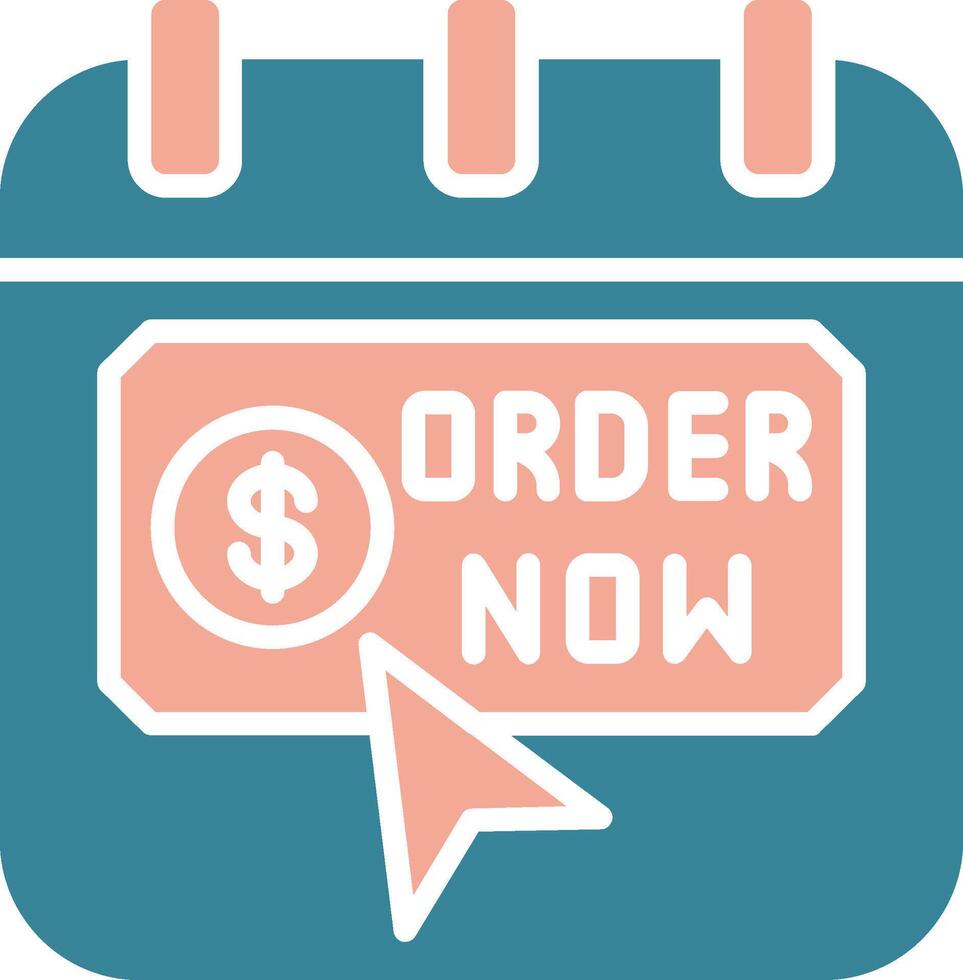 Order Now Global Style Glyph vector