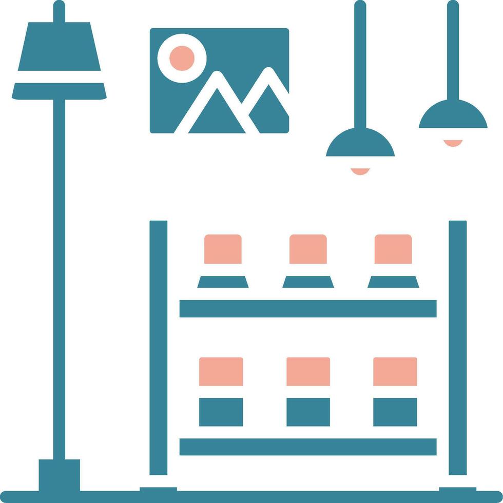 Shoe Rack Global Core Icon vector