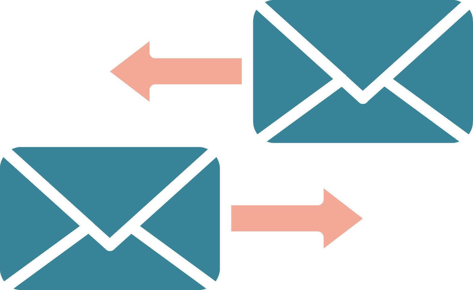 Envelope Simplified Line Art vector