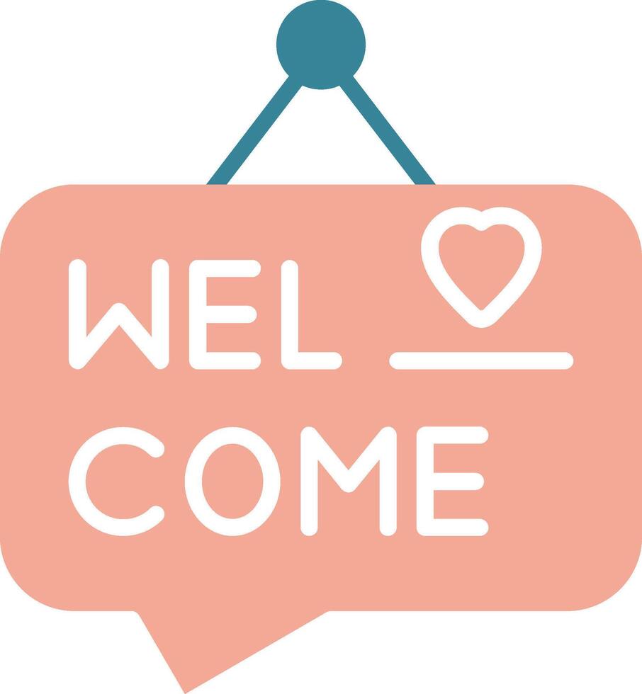 Welcome Vibrant Digital Mark vector
