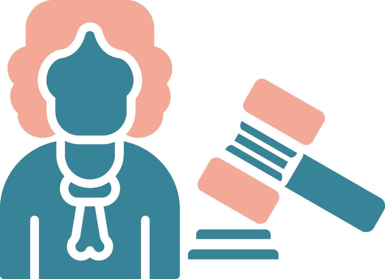 Judge Crystal Core Icon vector