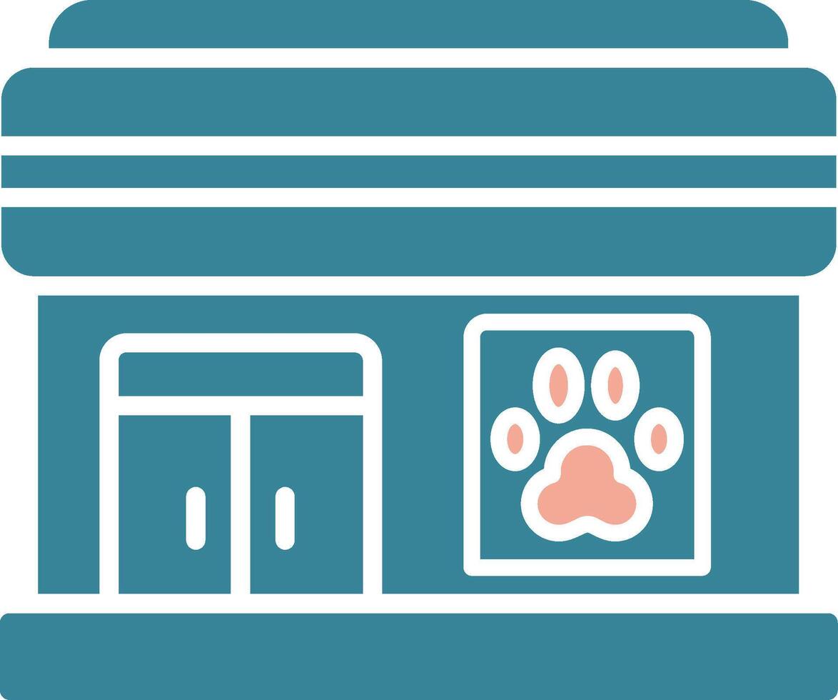 Pet Shop Bold UI Stamp vector
