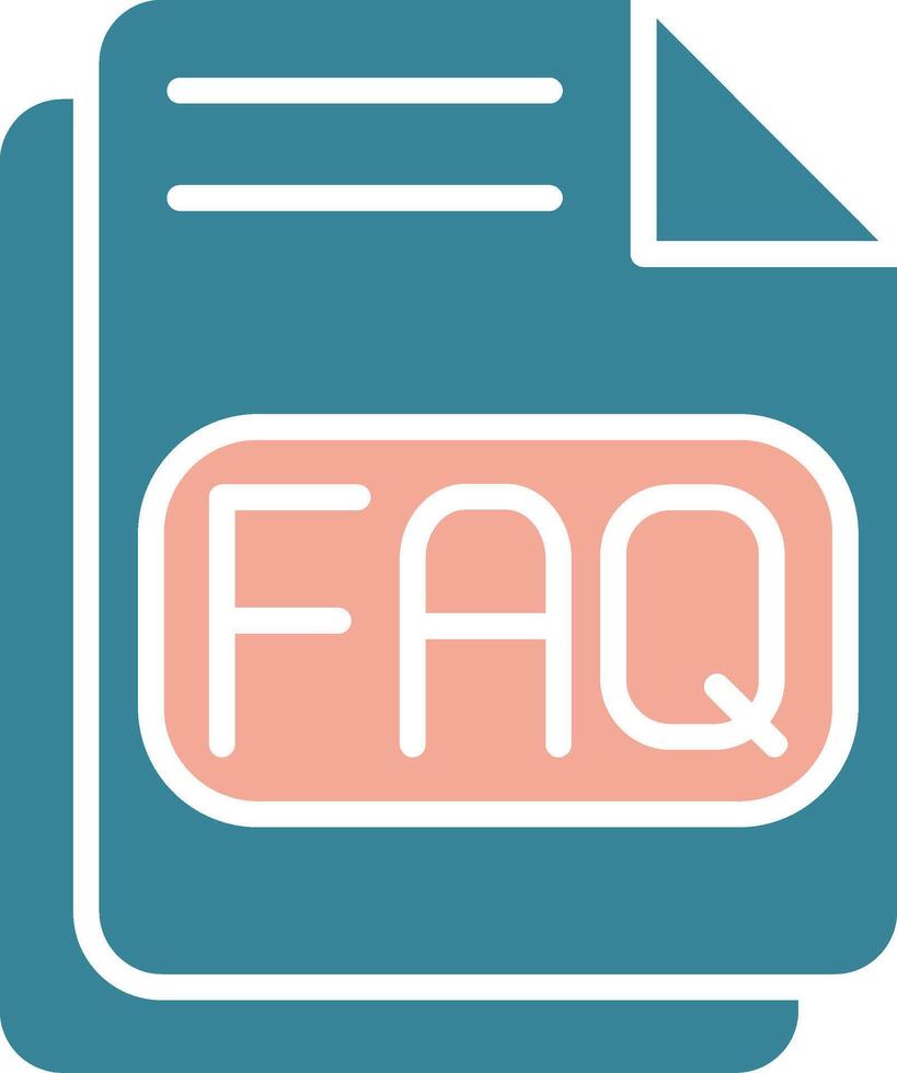 Faq Seamless Visual Pattern vector