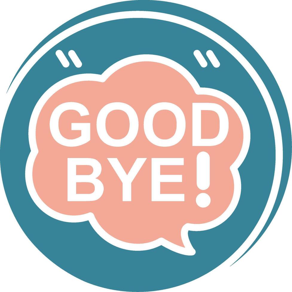 Good Bye Colorful System Element vector