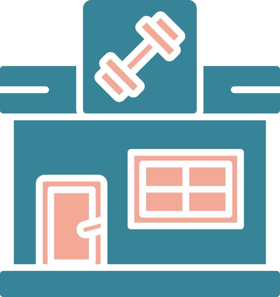 Gym Intuitive Symbol Sketch vector