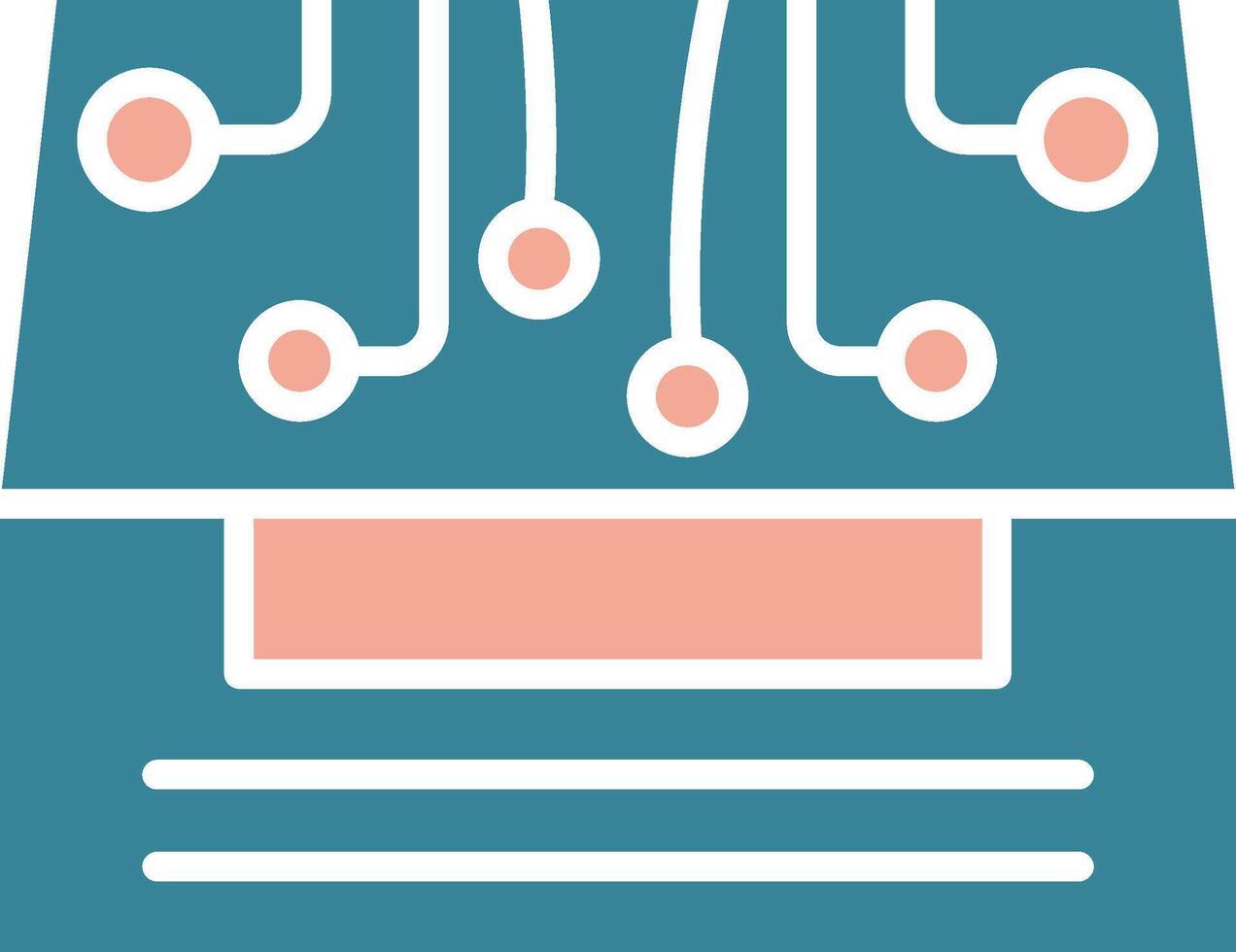 Inbox Virtual Core Icon vector