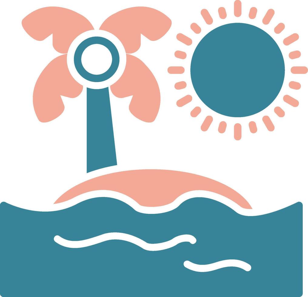 Island Crystal Web Symbol vector