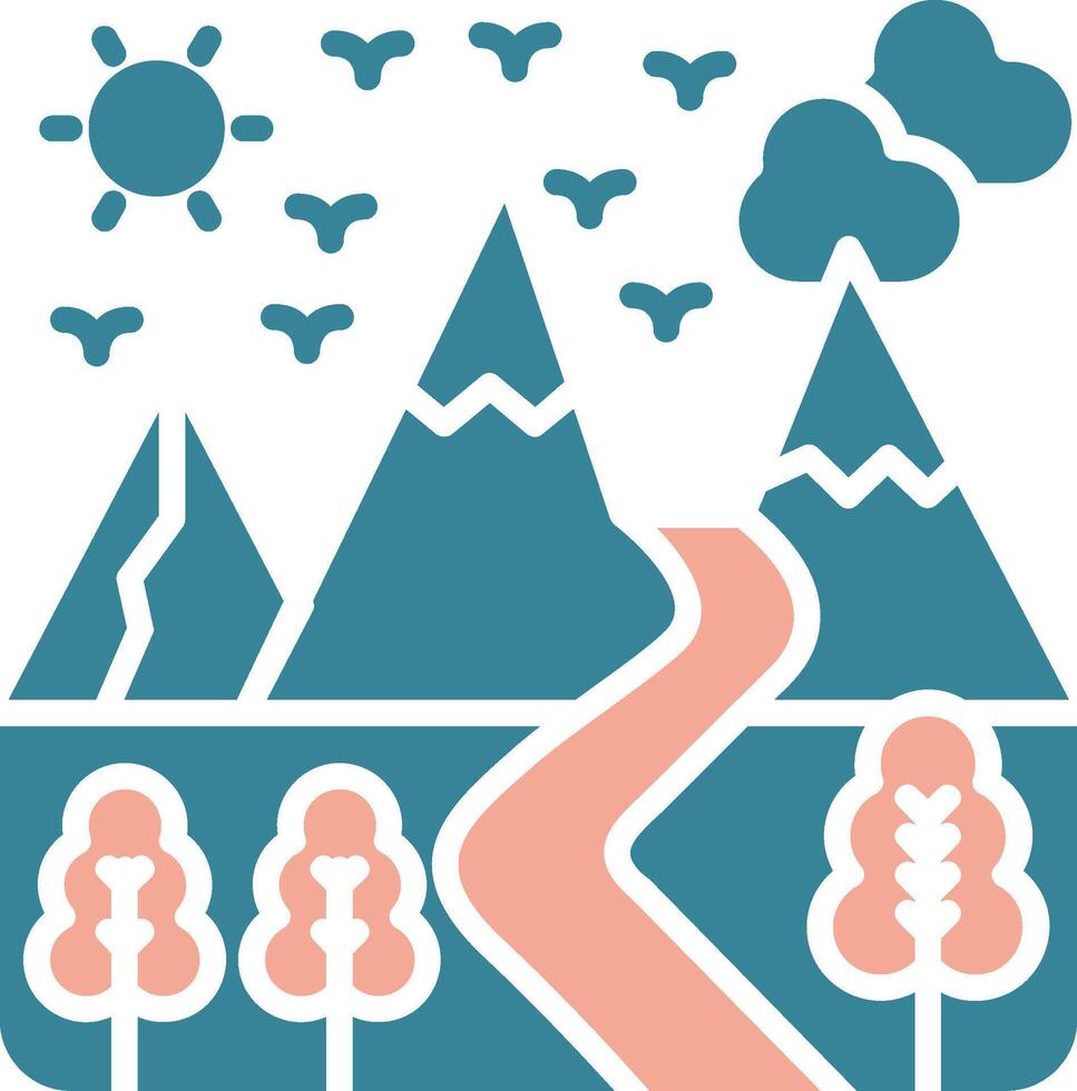 Pathway Futuristic Graphic Module vector