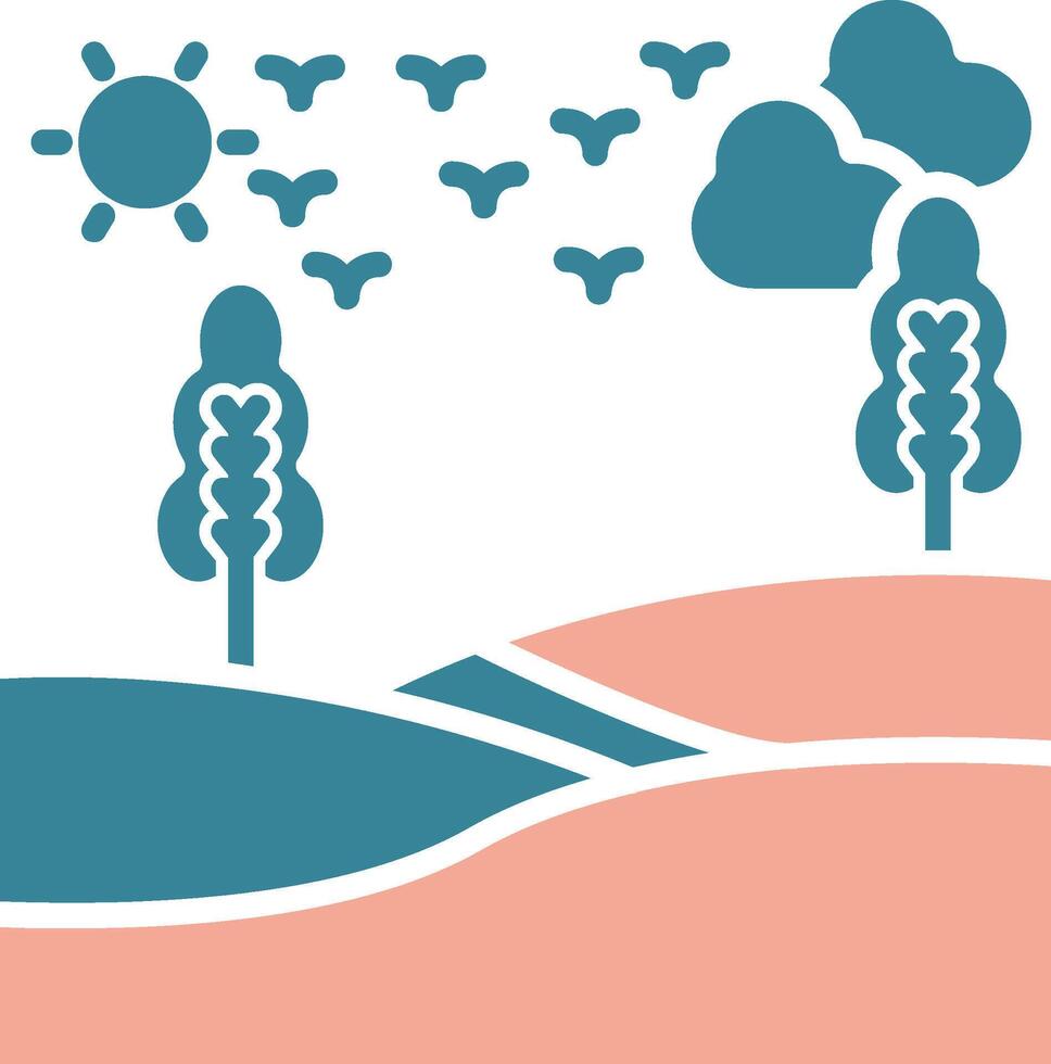 Desert Unified Visual Pattern vector