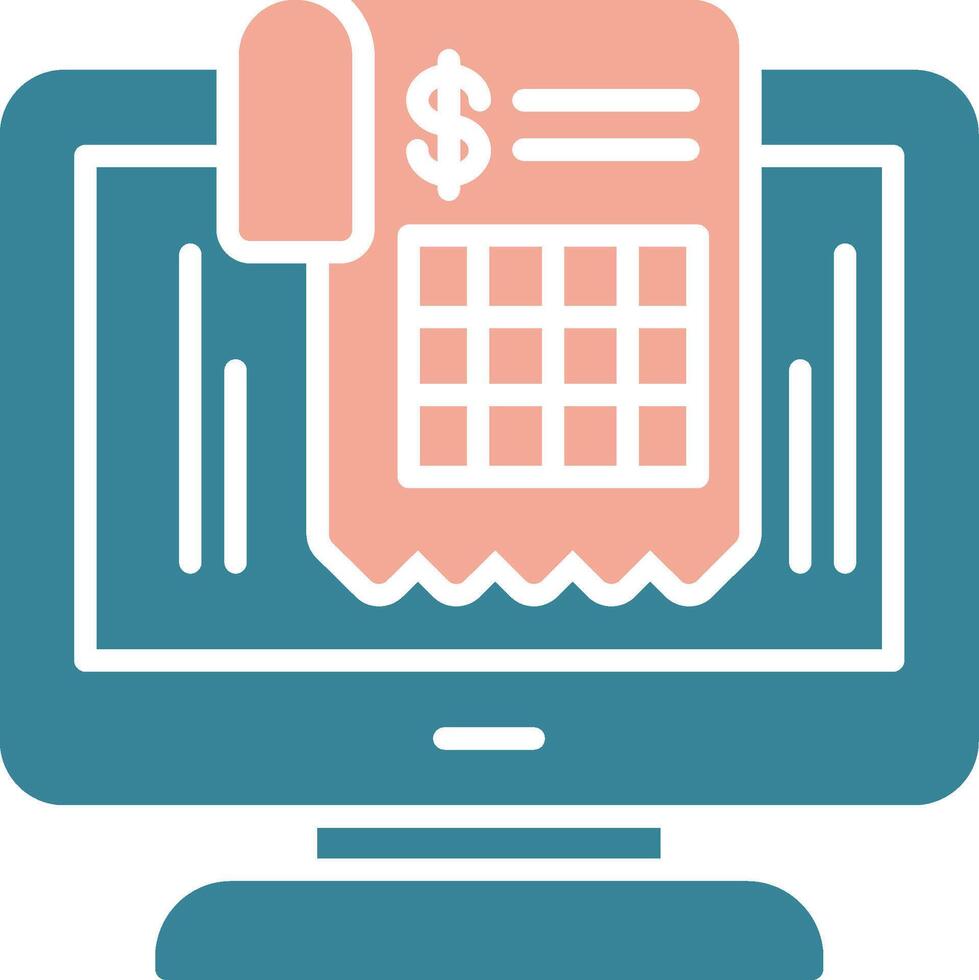 Invoice Seamless Line Art vector