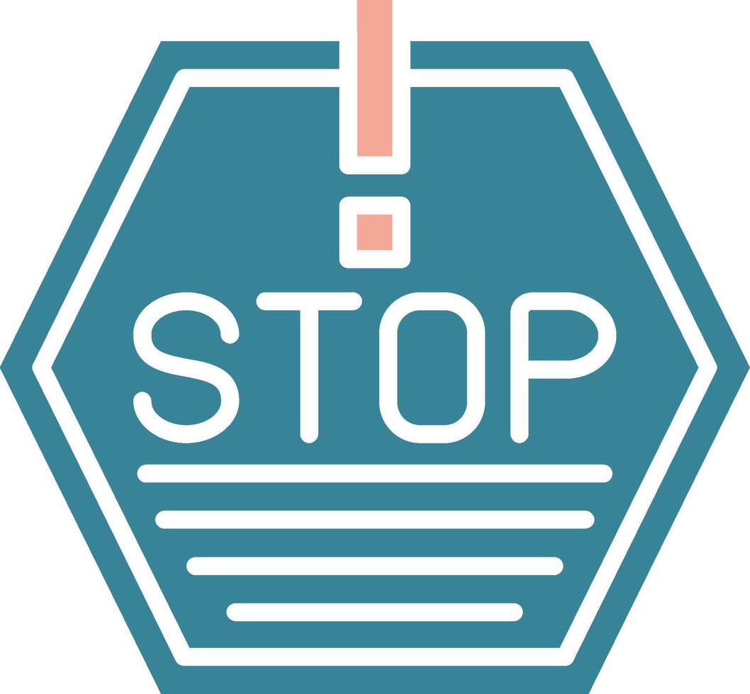 Stop Premium Interface Object vector