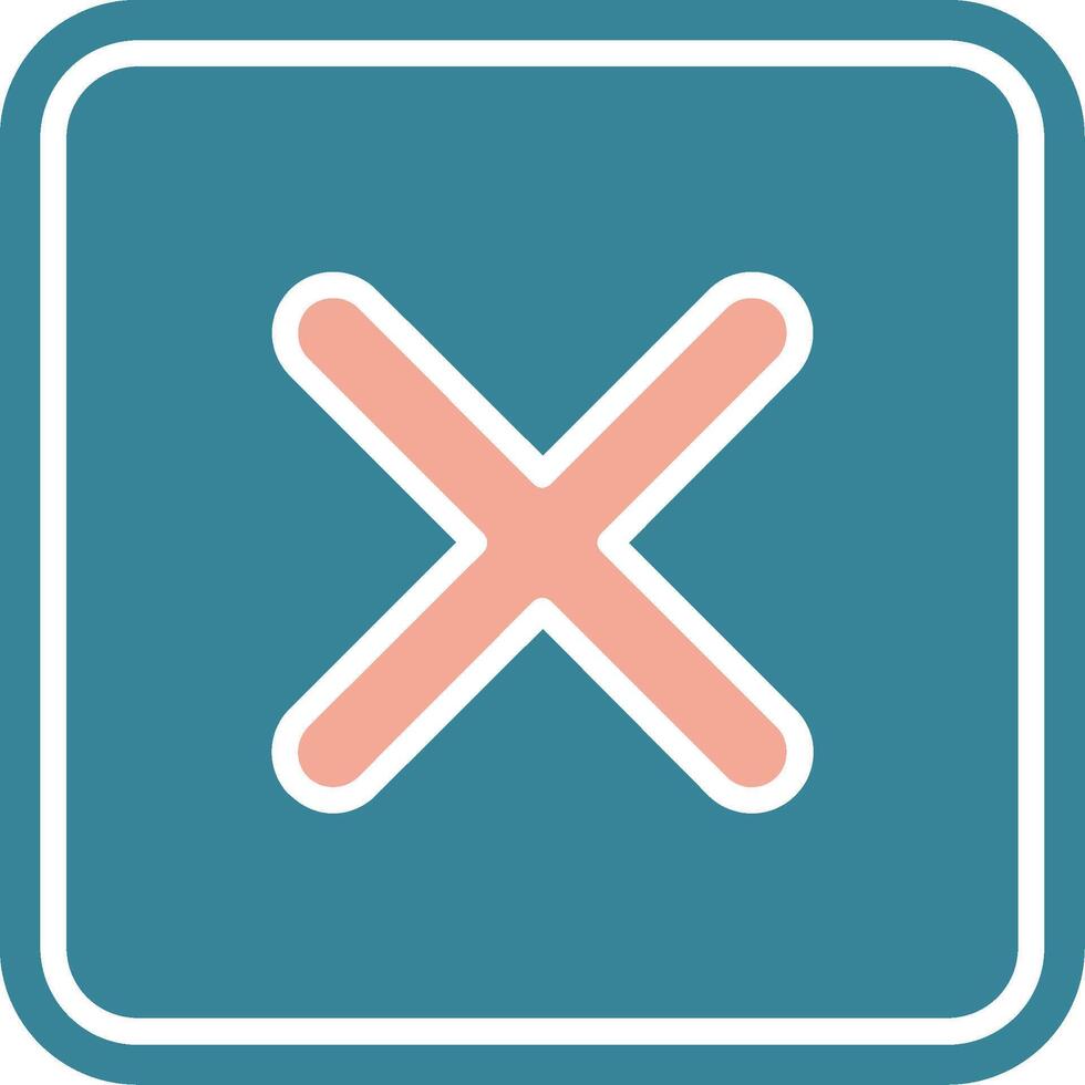 Cross Expressive Web Symbol vector