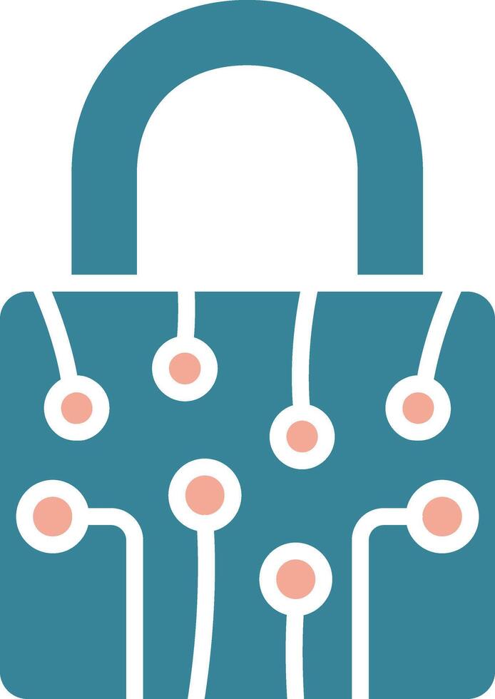 Padlock Expressive Web Symbol vector