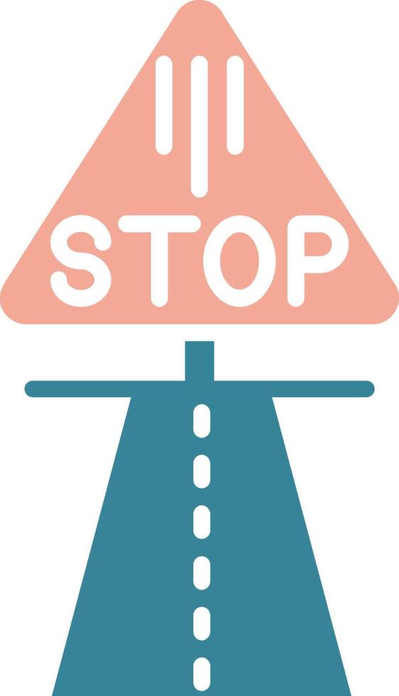 Stop Expressive Digital Mark vector